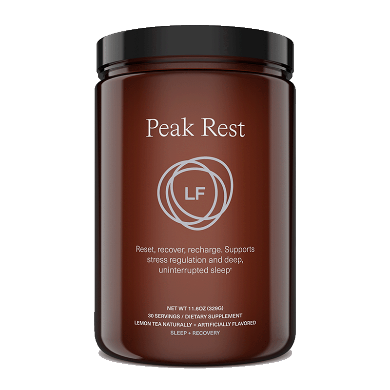 peak rest bottle transparent