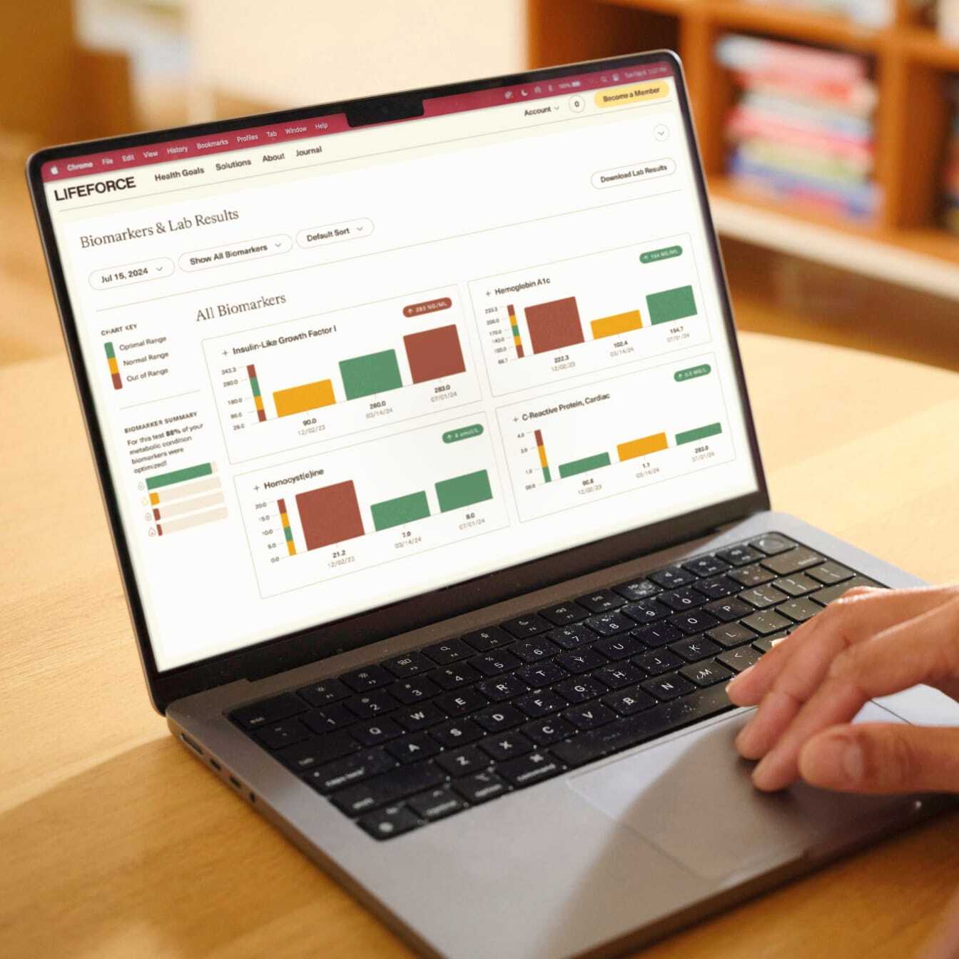 Biomarker computer